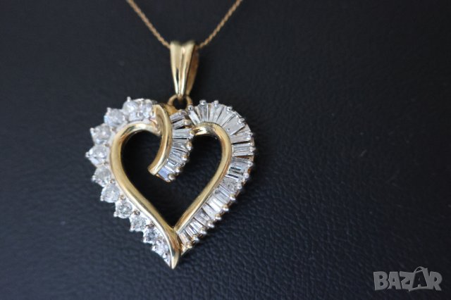 Ново Златно Колие с 0.55кт Естествени Диаманти, снимка 4 - Колиета, медальони, синджири - 43145260