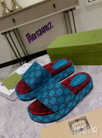 чехли на платформа christian dior gucci, снимка 11 - Чехли - 51456110