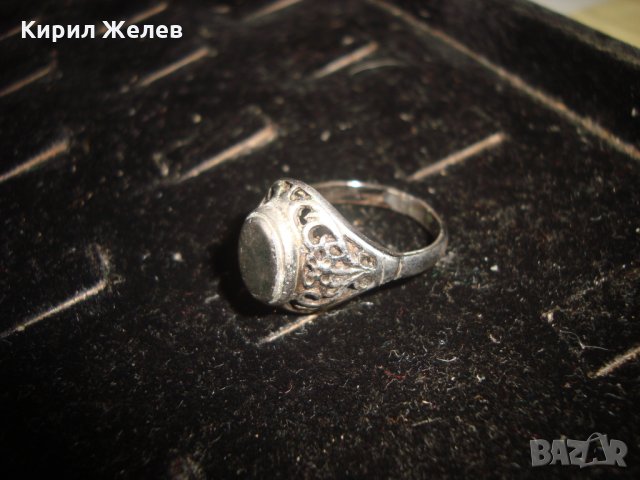 СТАРИНЕН МАЙСТОРСКА РЕТРО АРТ ИЗРАБОТКА ВИНТИДЖ ПРЪСТЕН ФИЛИГРАНЕН МОДЕЛ РЯДЪК 22236, снимка 7 - Антикварни и старинни предмети - 33046994