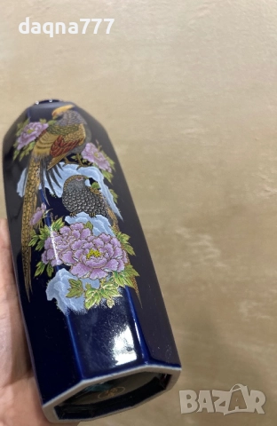 Винтидж японска порцеланова ваза, снимка 16 - Вази - 52894619