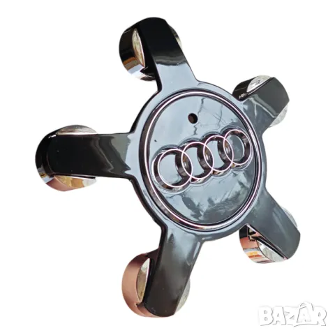 135мм Капачки за джанти за Ауди Audi тип ЗВЕЗДИ 4F0 601 165 N - ЧЕРНИ, снимка 3 - Аксесоари и консумативи - 49892255