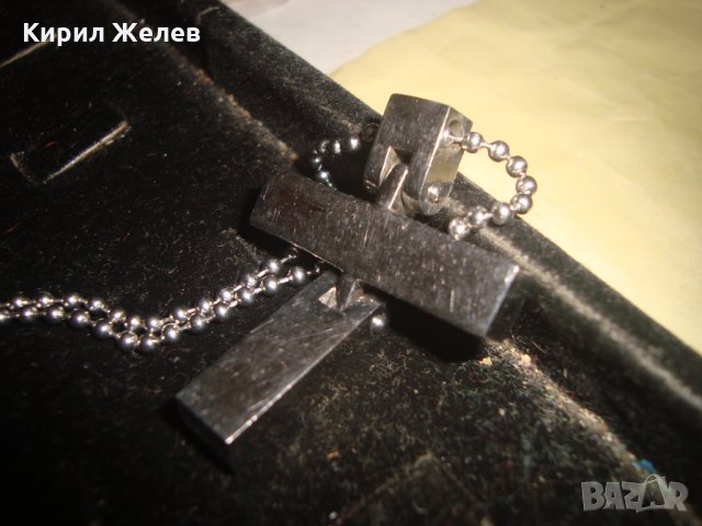 UGOMAN МАРКОВ МОДЕН КРЪСТ МЕДАЛЬОН НЕРЪЖДАЕМА БЛАГОРОДНА СТОМАНА 21760, снимка 8 - Колиета, медальони, синджири - 32538317