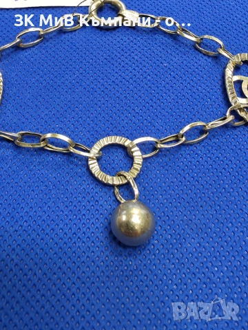 Златна дамска гривна 4.96гр-14к, снимка 2 - Гривни - 53514532