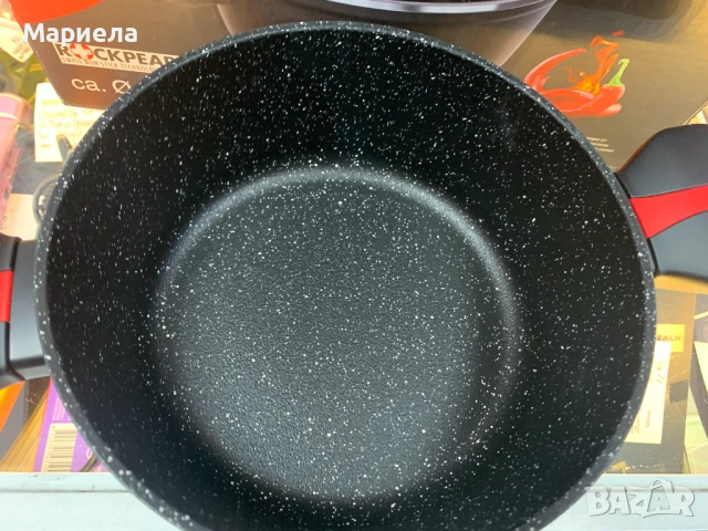 Тенджера 2,2 литра , Ковано желязо , незалепващо покритие, снимка 4 - Съдове за готвене - 53495851