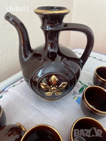 Керамичен сервиз за ракия, снимка 3 - Сервизи - 50762001