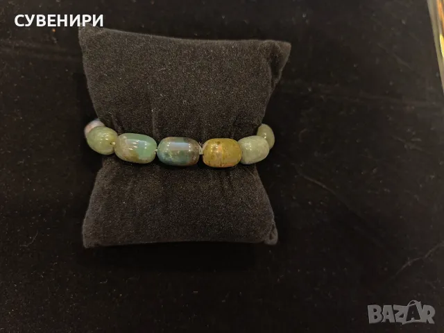 Гривна от мъхов ахат , снимка 1