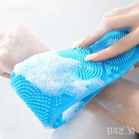 Дълга силиконова изтривалка за баня, снимка 5 - Масажори - 43180820