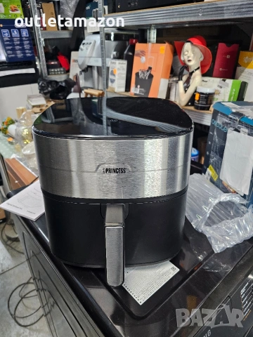 Фритюрник с горещ въздух Princess Dual Heat - 8 л XXL - Двоен нагревател, снимка 7 - Фритюрници - 53274693