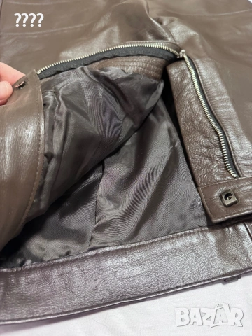 Кафяв мъжки кожен панталон от естествена кожа, снимка 8 - Панталони - 53576439