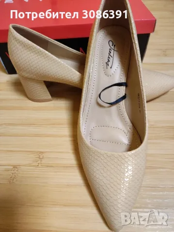 нови обувки, снимка 2 - Дамски обувки на ток - 48551618