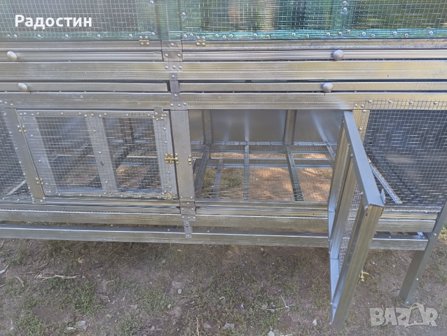 Двуетажна клетка с брудер , снимка 8 - За птици - 52207956