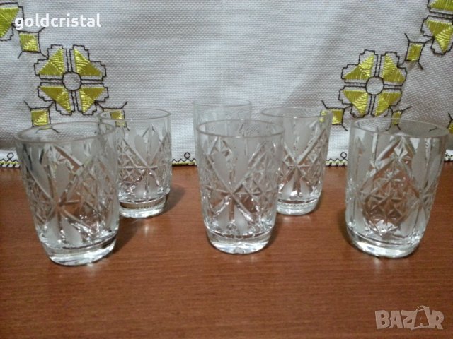 Руски кристални чаши 