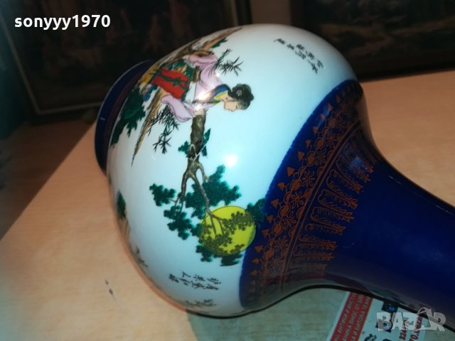 японска ваза с печат 1905211824, снимка 6 - Антикварни и старинни предмети - 32934336