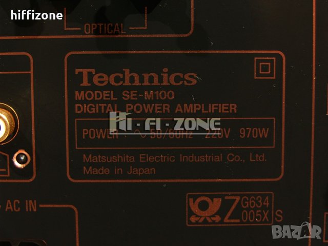 Стъпало Technics se-m100, снимка 11 - Ресийвъри, усилватели, смесителни пултове - 39017478