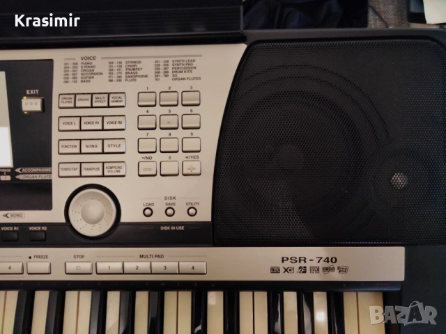 Синтезатор Yamaha PSR-740 със стойка, снимка 6 - Друга електроника - 51917187