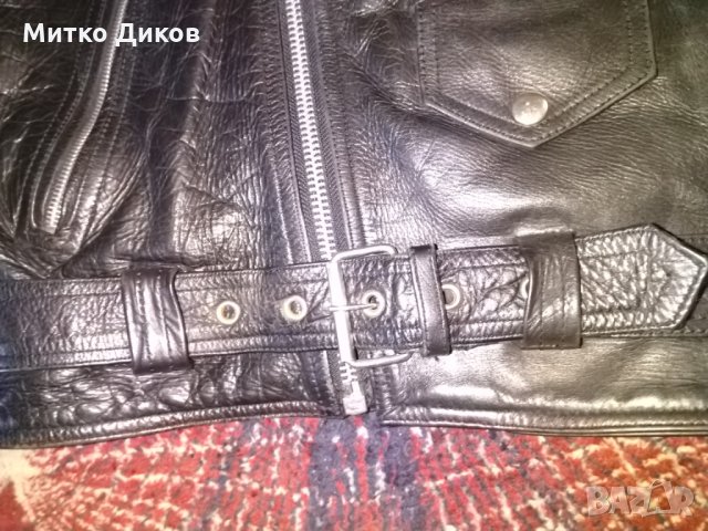 Рокерско яке Charlie London естествена кожа размер 42-М, снимка 4 - Спортни дрехи, екипи - 26972875