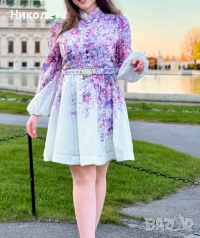 Разкроена рокля Флора, снимка 9 - Рокли - 50601190