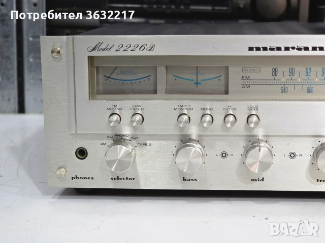 🔥💥 MARANTZ 2226B – ВИНТИДЖ ЗВЯРА, ДЕТО НЕ ПРОЩАВА! 💥🔥, снимка 2 - Ресийвъри, усилватели, смесителни пултове - 52688160
