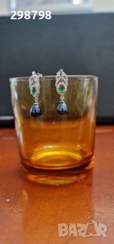 Уникални обеци от естествени перли и сребро 