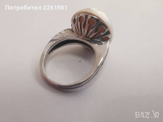 Продавам златен пръстен с перла, снимка 6 - Пръстени - 37095025