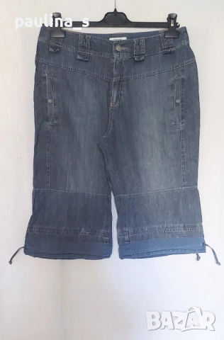 Пет различни броя / Винтидж дамски дънкови бермуди тип потури / шалвари , снимка 11 - Къси панталони и бермуди - 51510245