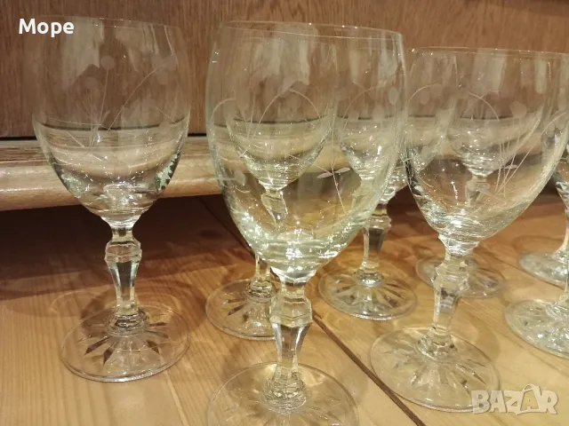 Кристални чаши , снимка 6 - Чаши - 47583946