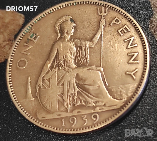 Монети Великобритания - 5 бр.› Крал Джордж VI (1939-1948))