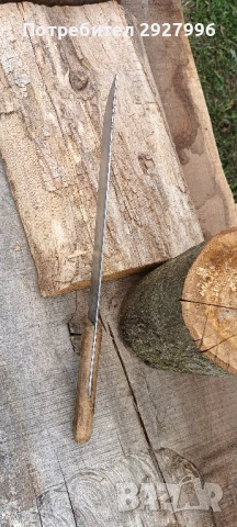 Стар нож.Голям по размер, снимка 3 - Антикварни и старинни предмети - 50980170