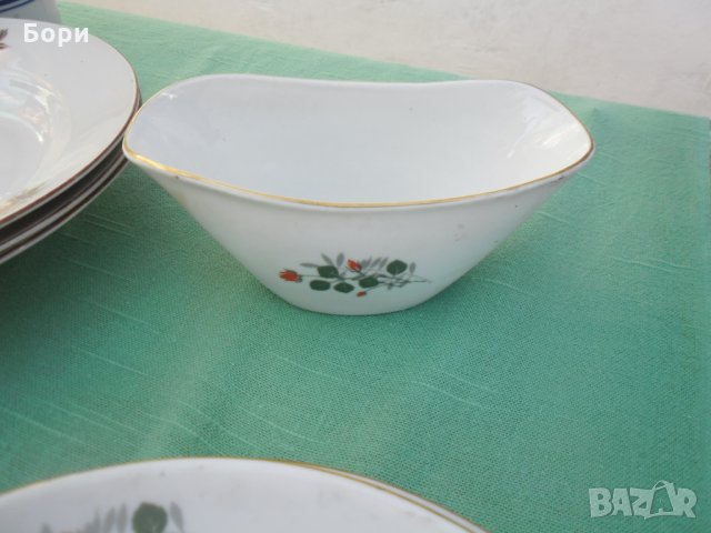 Български порцелан чинии,купи сосиера  37 части, снимка 11 - Чинии - 34882052