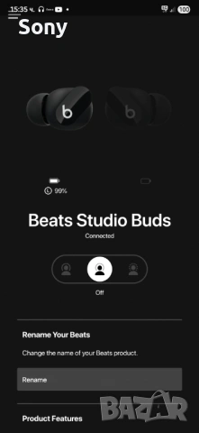 Слушалки Beats Studio Buds (за части), снимка 2 - Bluetooth слушалки - 53127049