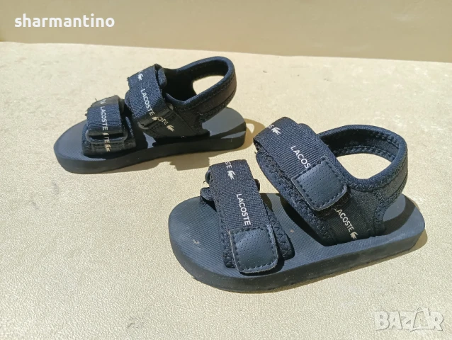 сандали Lacoste N 24 - 11 лв, снимка 5 - Детски сандали и чехли - 50509835