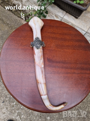 Уникална арабска антикварна кама ханджар нож