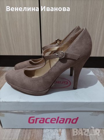 Дамски обувки на високи токчета GRACELAND, снимка 4 - Дамски елегантни обувки - 39955488