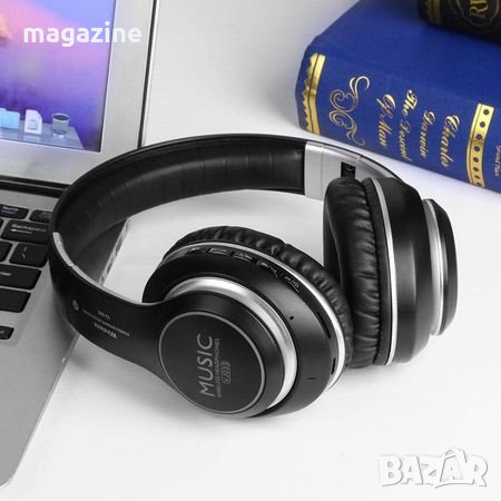 Мултифункционални Bluetooth слушалки VJ033, FM, MP3, микрофон, Micro SD, LED светлини, Черни , снимка 3 - Bluetooth слушалки - 28155046