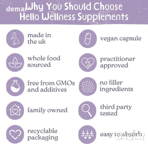 Hello Wellness Adapt to You Пълна храносмилателна добавка подкрепа на капсули, снимка 4 - Хранителни добавки - 43018580