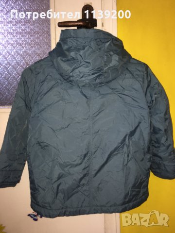 114см френско зимно яке La Redoute синьо зелено тюркоаз, снимка 9 - Детски якета и елеци - 27804400