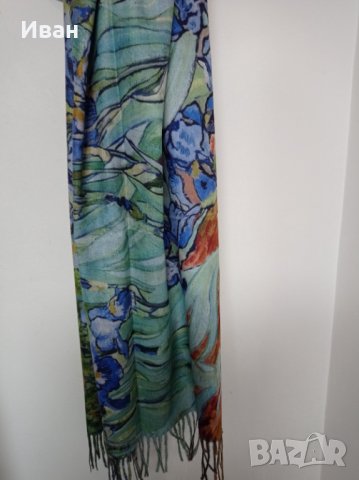 Двулицеви дамски шалове - различни разцветки, снимка 6 - Шалове - 43450206