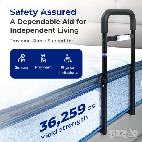 Предпазна преграда за легло NIMOOD C1 с вградено осветление, снимка 7 - Други - 50172222