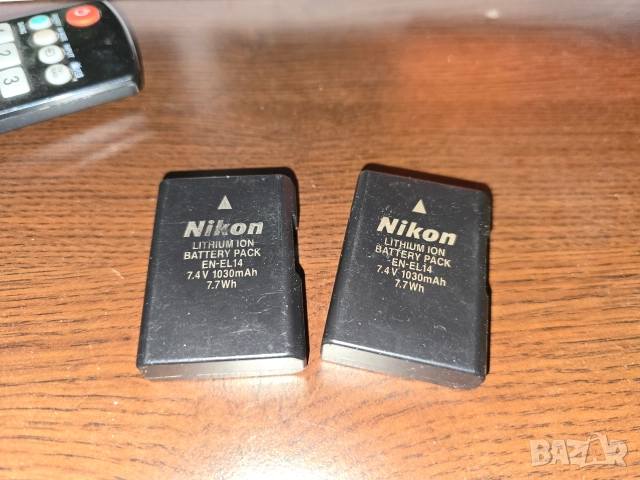 Аксесоари за Nikon: батерии EN-EL14, филтри 52 мм и капачки