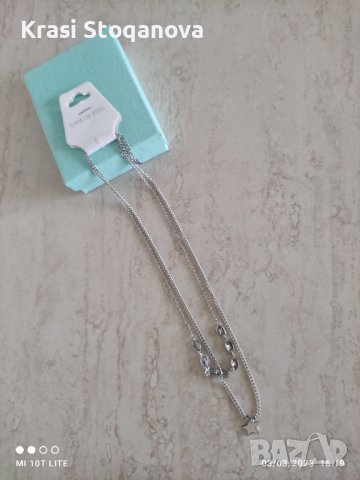 Нежно БИЖУ Неръждаема СТОМАНА - Made in Italy , снимка 3 - Колиета, медальони, синджири - 39876244