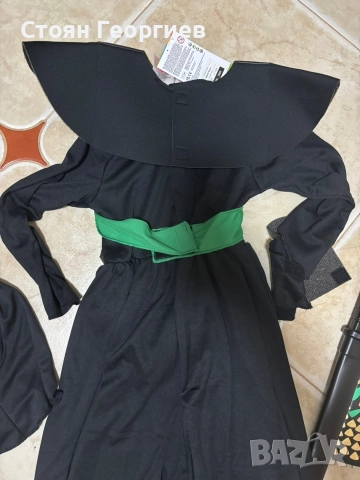 IKALI Костюм на нинджа за момчета, зелен гащеризон с комплект аксесоари, снимка 2 - Детски комплекти - 52807400