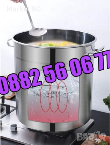 Неръждаеми Казани/Тенджери 100 л, казан 100 литра за готвене, снимка 3 - Съдове за готвене - 51550937