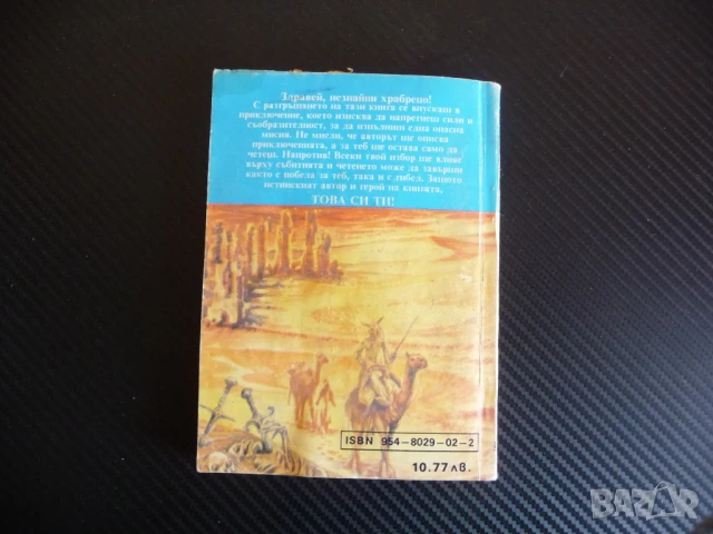 Огнена пустиня Любомир Николов книга игра приключения героят си ти , снимка 4 - Детски книжки - 51149674
