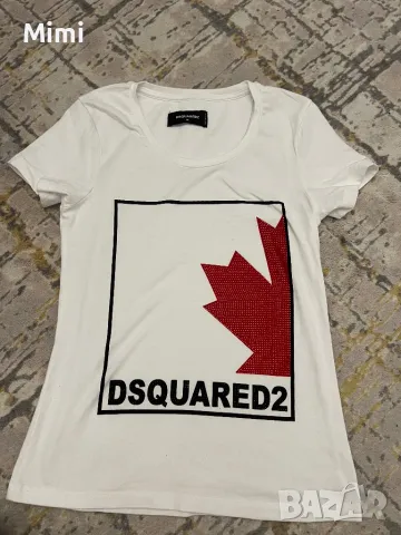 DSQUARED2 Дамска Тениска S/M, снимка 3 - Тениски - 49329188