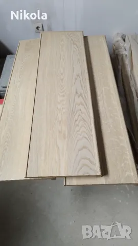 Дъбов плот - дъбови стъпала 5бр 118,5/ 34/ 2 избелен дъб, снимка 5 - Строителни материали - 48951489