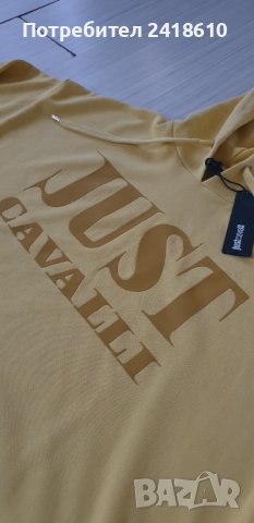 JUST CAVALLI  Hoodie Oversize Mens Size S/M НОВО! ОРИГИНАЛ! Мъжки Суичер!, снимка 3 - Суичъри - 43505318