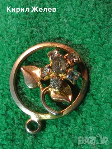 ПОЗЛАТЕН КРАСИВ МЕДАЛЬОН ЦВЕТЕ с ЦИРКОНИ 24782, снимка 9 - Колиета, медальони, синджири - 34424773