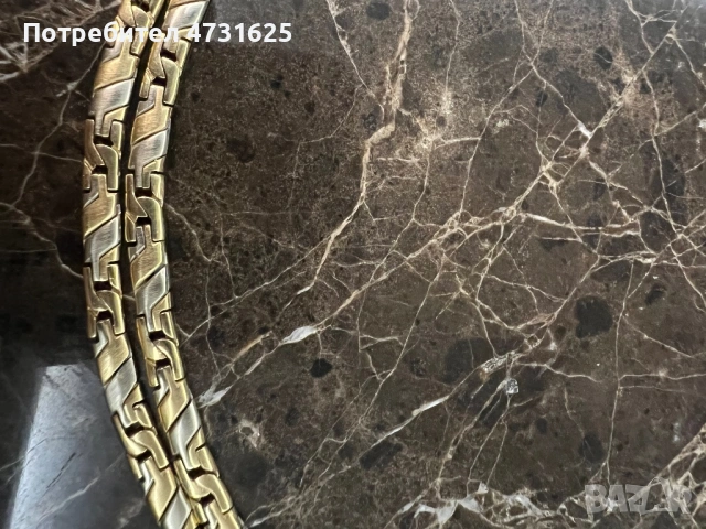 Мъжки ланец 14 карата, проба 585; 34.15 гр. Унисекс бяло и жълто злато., снимка 3 - Колиета, медальони, синджири - 53411484