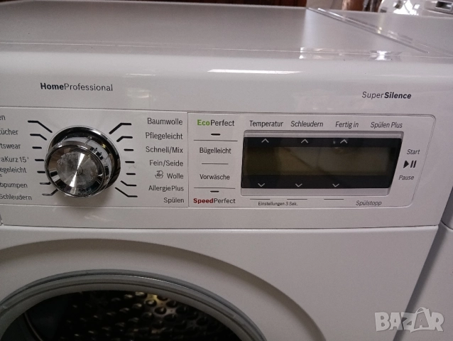 Комплект пералня и сушилня с термопомпа Бош Bosch Home Professional A+++ 8кг 2 години гаранция!, снимка 11 - Перални - 51752243