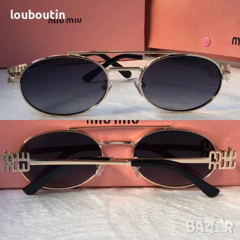 Miu 2024 дамски слънчеви очила елипса овални кръгли 4 цвята, снимка 6 - Слънчеви и диоптрични очила - 47930702